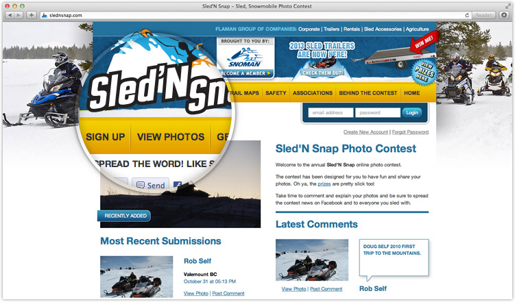 Sled N Snap Web Snapshot